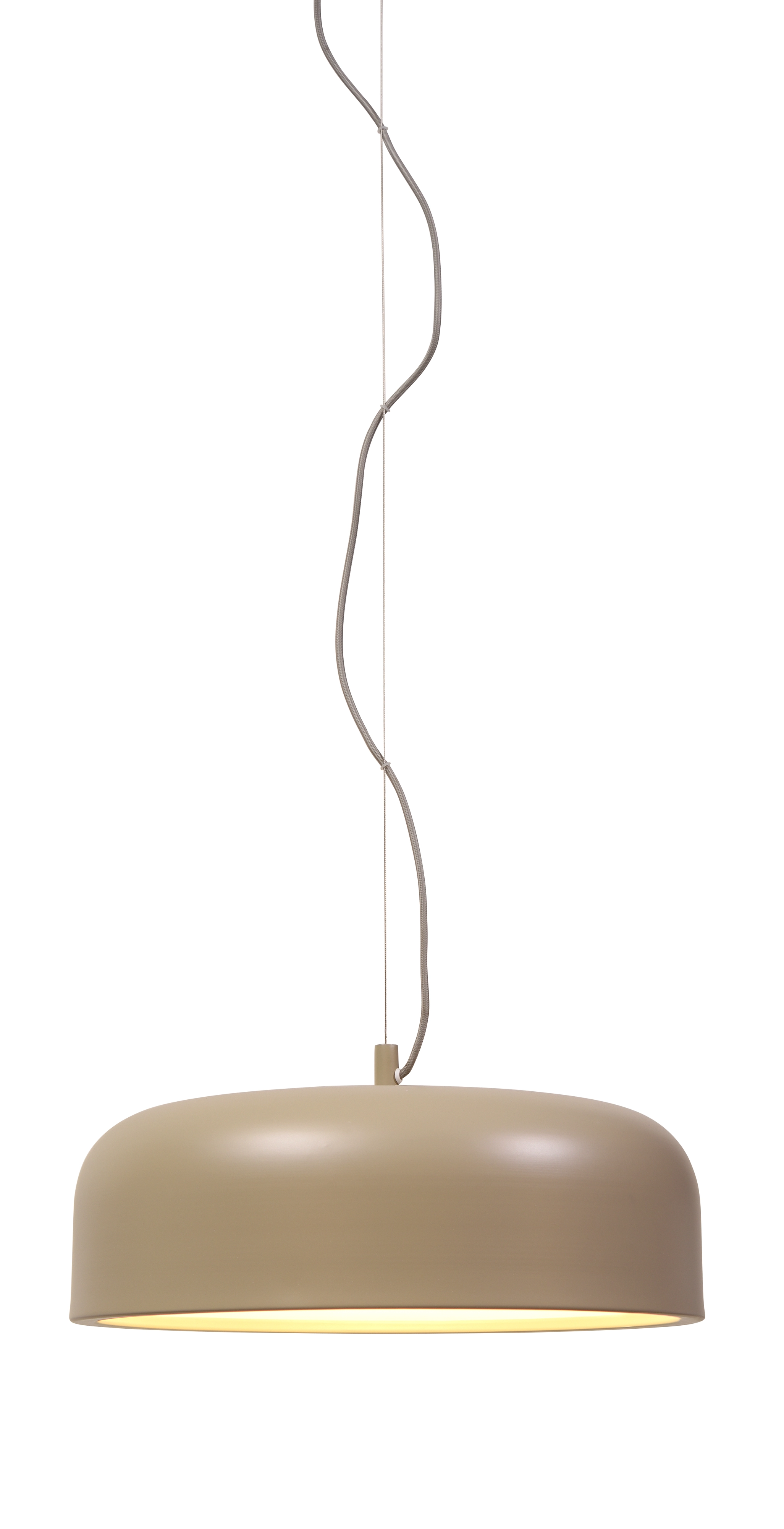 Een Hanglamp aluminum Marseille rond dia.48.5xh.17.5cm zand koop je bij Meubels and More