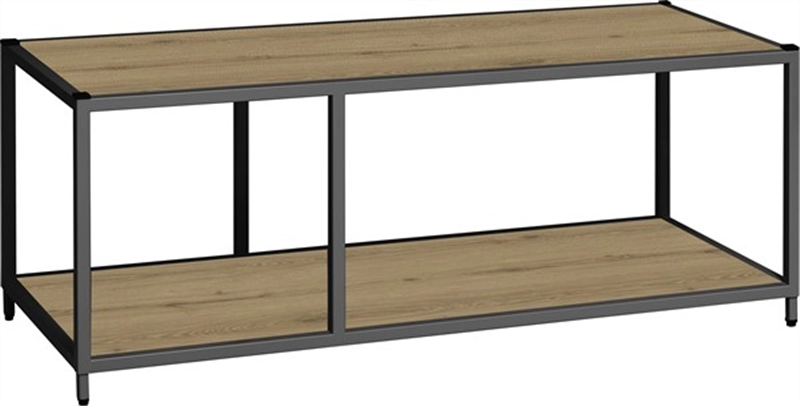 Een Flexwall frame 1 OH 46x119x43cm met 2-vaks en 2 legborden eiken YT-09A koop je bij Meubels and More