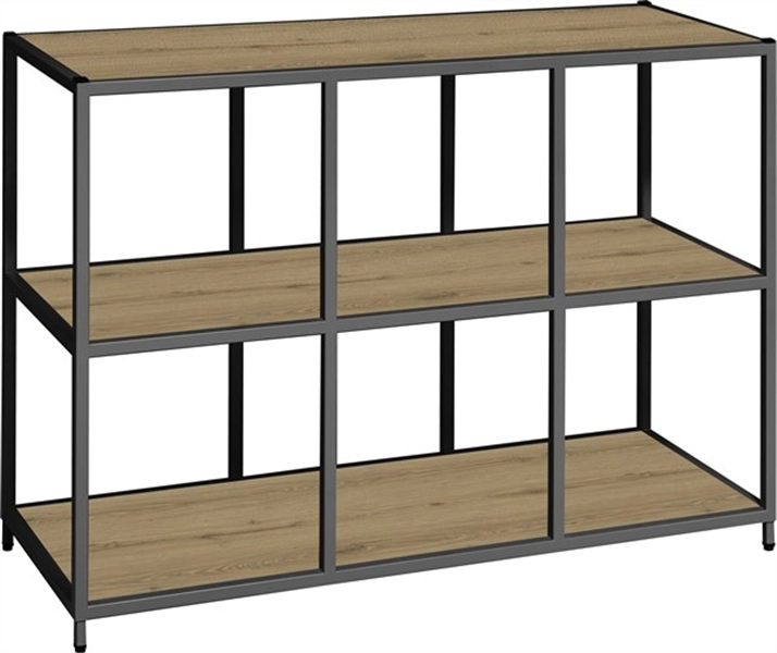 Een Flexwall frame 85x119x43cm met 6-vaks en 3 legborden koop je bij Meubels and More