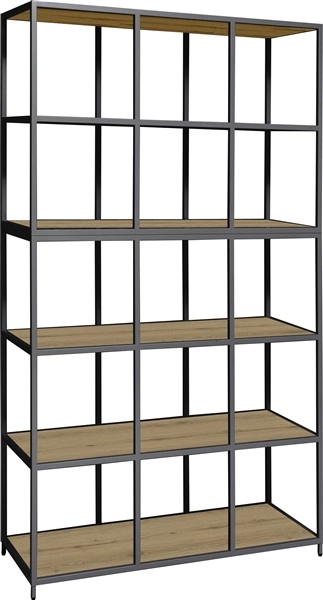 Een Flexwall frame 204x119x43cm met 15-vaks en 6 legborden koop je bij Meubels and More