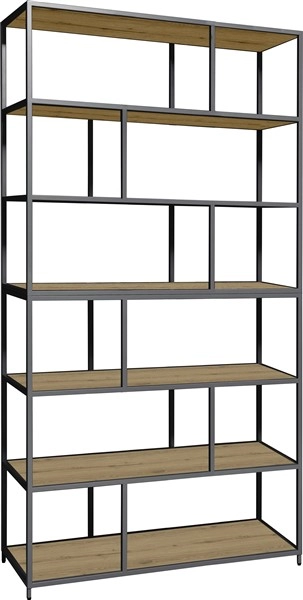 Een Flexwall frame 6 OH 244x119x43cm met 12-vaks en 7 legborden koop je bij Meubels and More