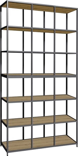 Een Flexwall frame 244x119x43cm met 18-vaks en 7 legborden koop je bij Meubels and More