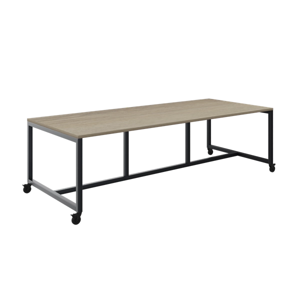 Een Bespreek- en lunchtafel Move met frame met 4 wielen bladhoogte 75cm koop je bij Meubels and More