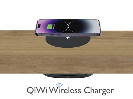 Een QiWi wireless Charger 60mm koop je bij Meubels and More