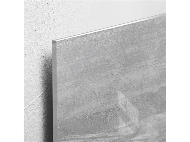 Een Glas-magneetbord Artverum 1300x550x15mm Betondesign koop je bij Meubels and More