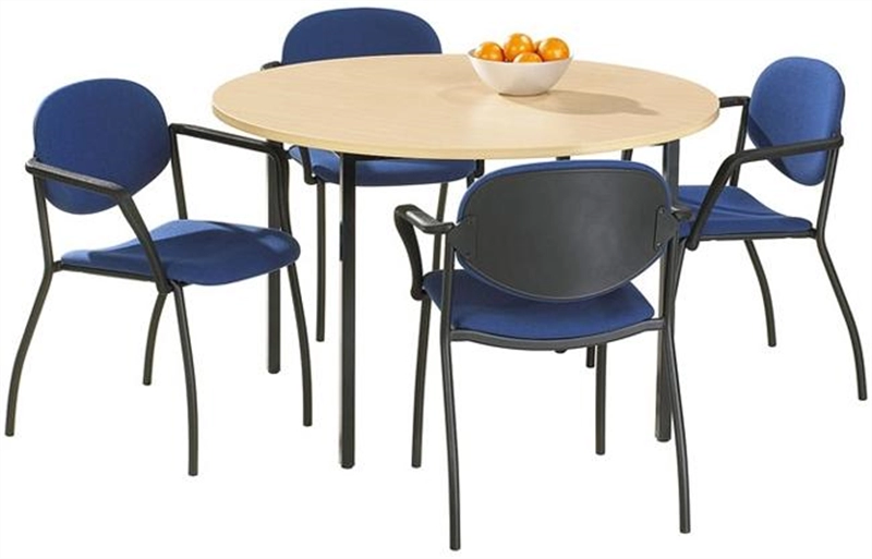 Een Tafel 4-poot rond 120 cm koop je bij Meubels and More