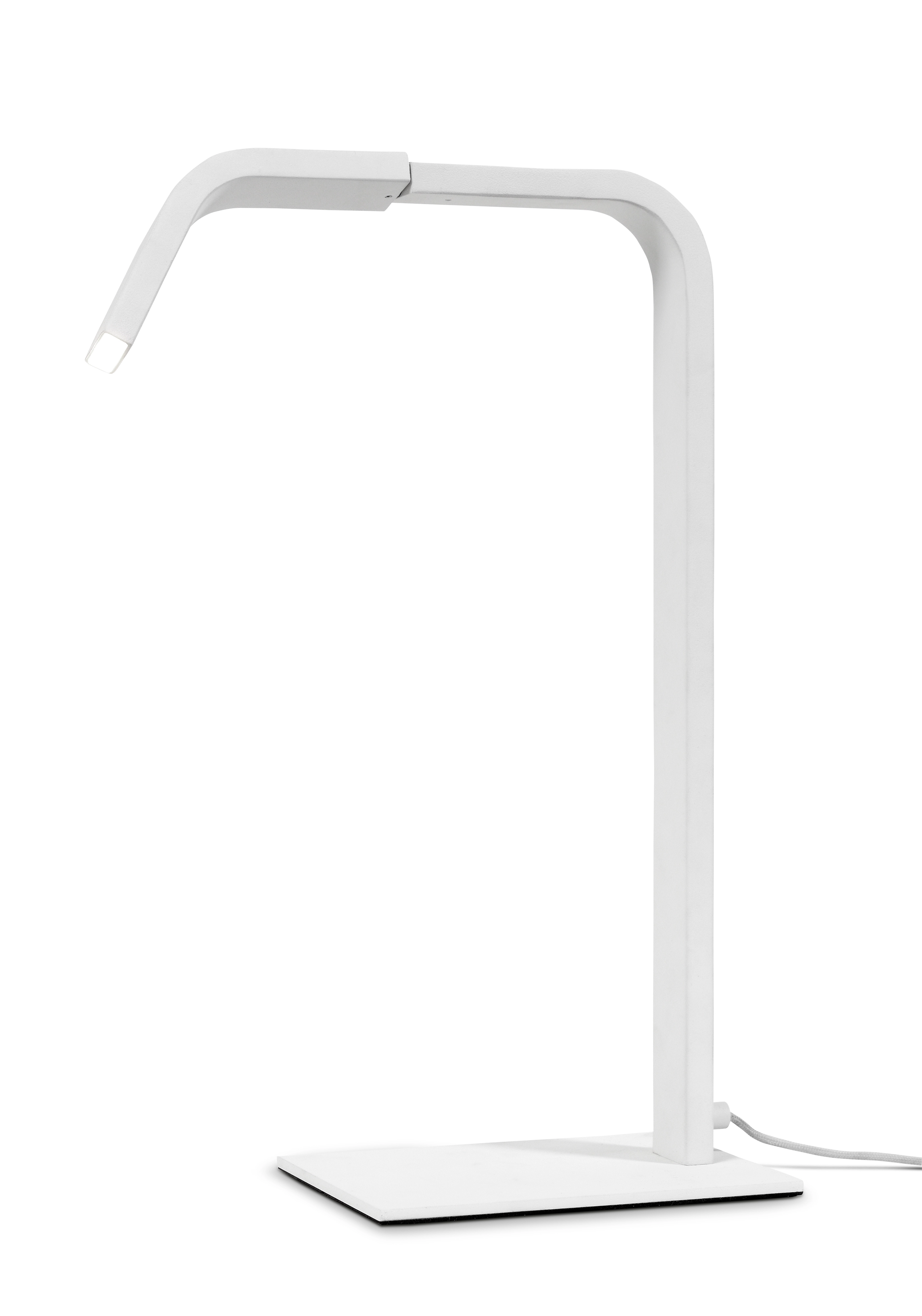 Een Tafellamp ijzer Zurich LED 5W 25000hrs h.48cm incl dimmer wit koop je bij Meubels and More