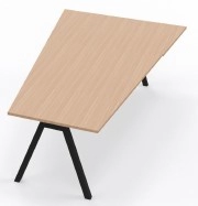 Een Vergadertafel Verde Trapezium blad 180-450cm koop je bij Meubels and More