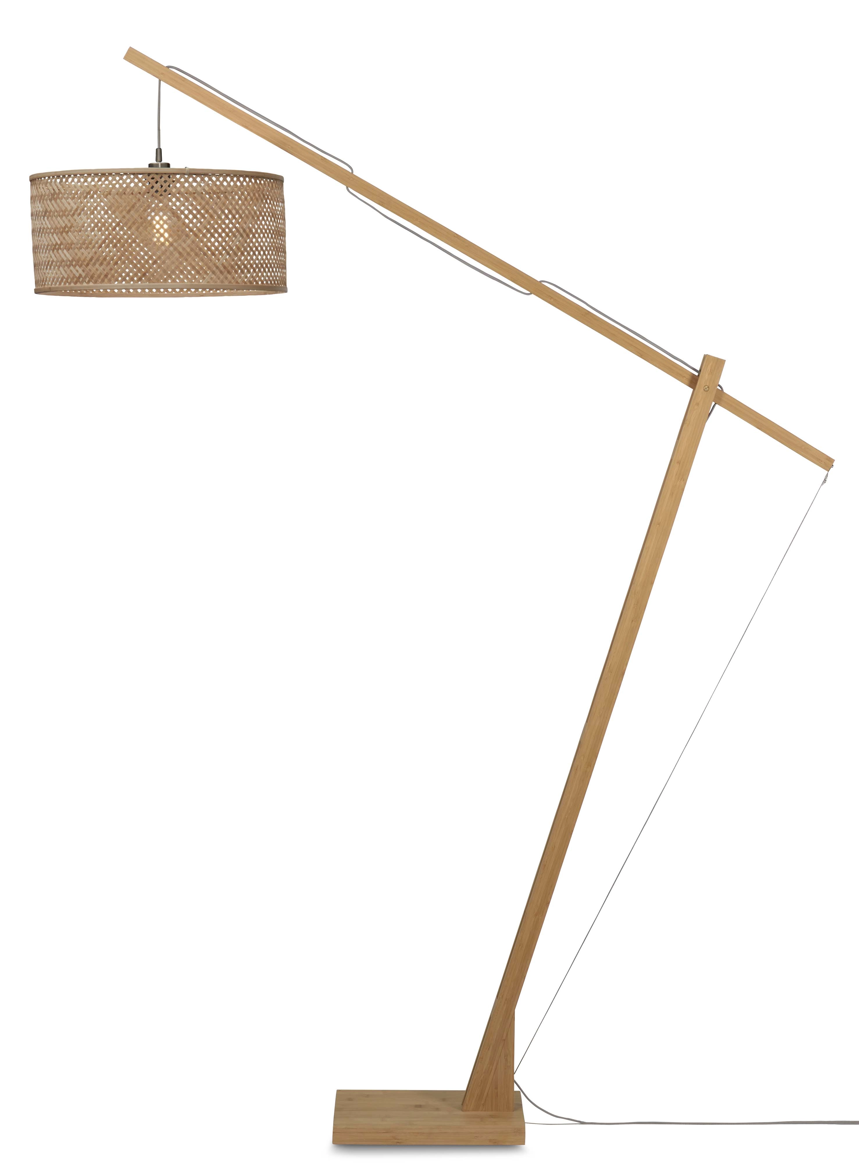 Een Vloerlamp Java XL bamboe nat h.207cm kap dia. 50xh.22cm nat. koop je bij Meubels and More