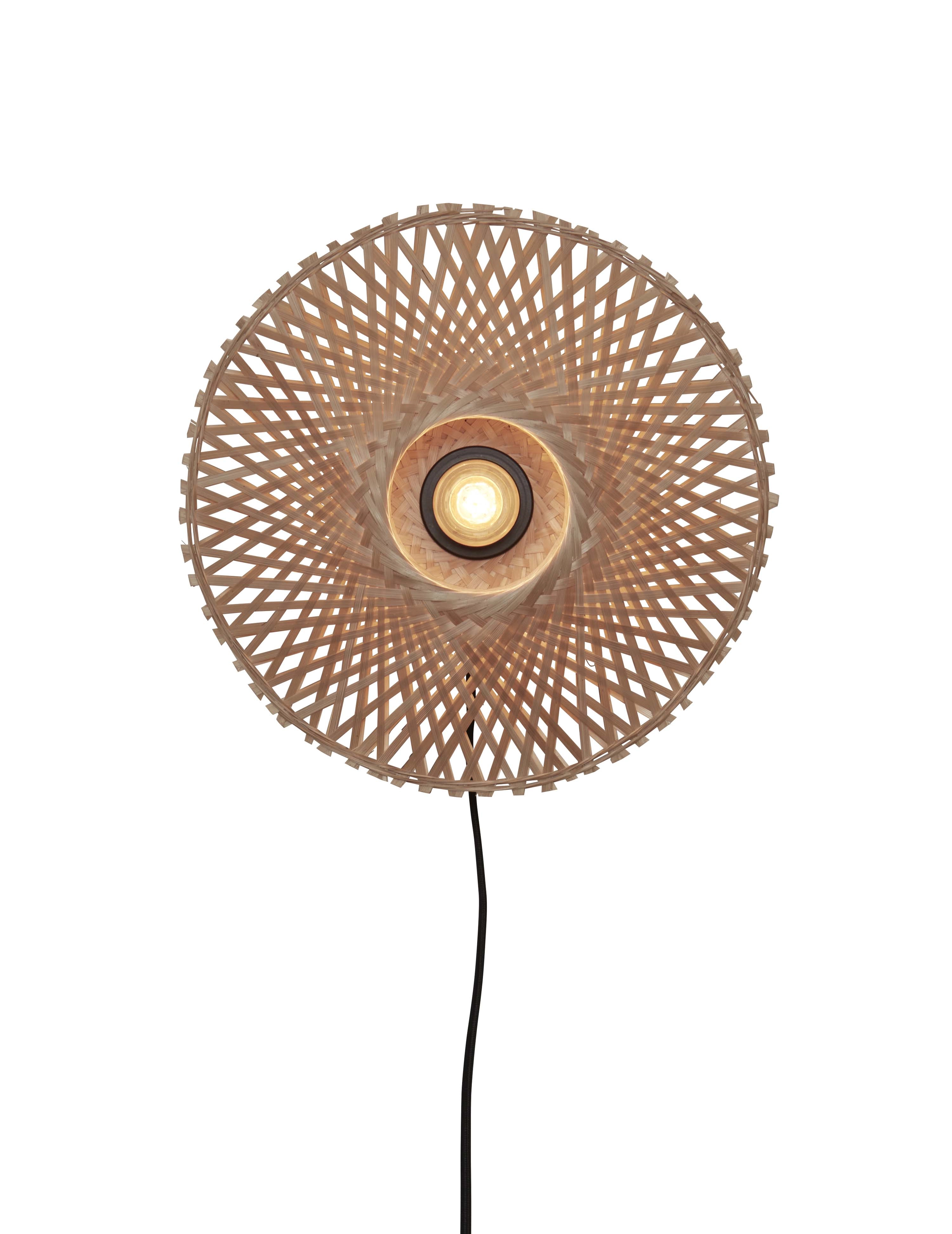 Een Wandlamp Kalimantan XS bamboe dia.30x8cm naturel koop je bij Meubels and More