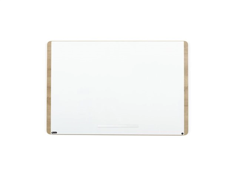 Een Whiteboard Natural 129x100cm wit mobiel 2-zijdig koop je bij Meubels and More