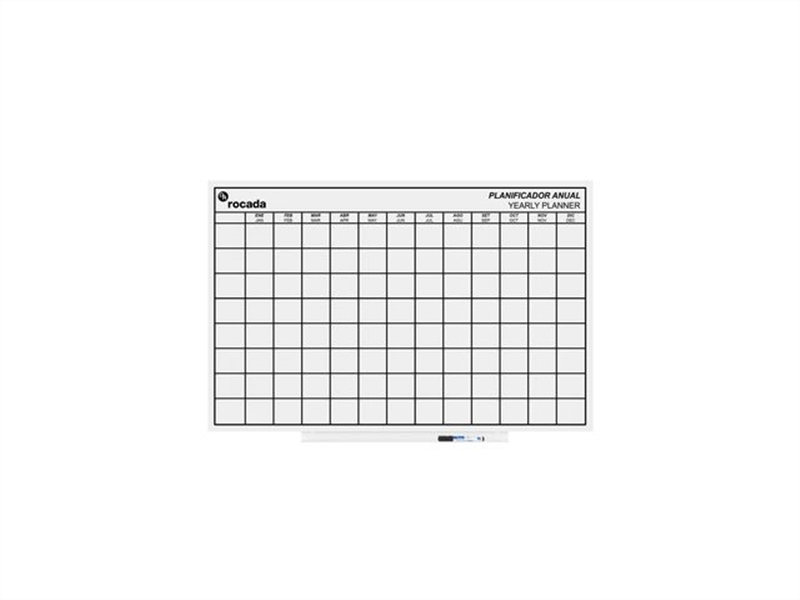 Een Whiteboard Skinplanner maanden 75x115cm wit gelakt koop je bij Meubels and More