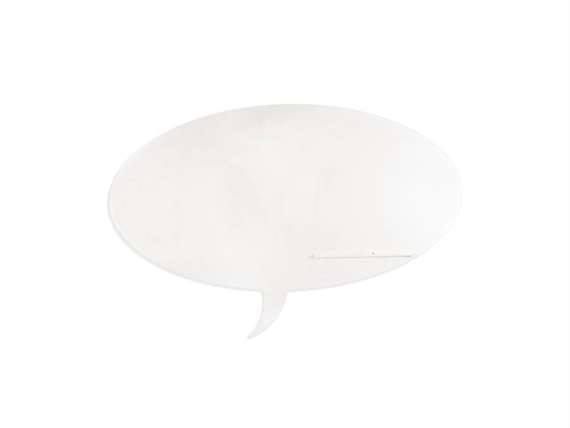 Een Whiteboard Skinshape Talk 100x150cm wit gelakt koop je bij Meubels and More