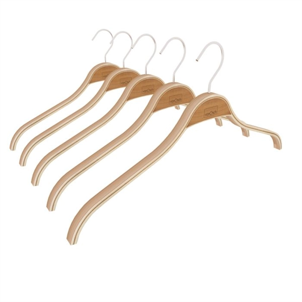 Een Kleerhanger Basic beuken 5 stuks koop je bij Meubels and More