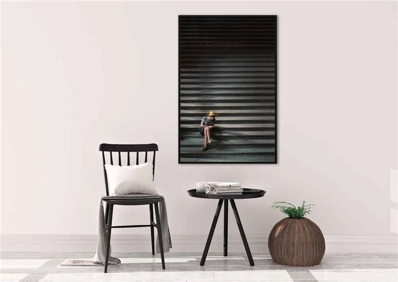 Een Wanddecoratie City Life 001 98x148cm Forex met zwarte lijst koop je bij Meubels and More