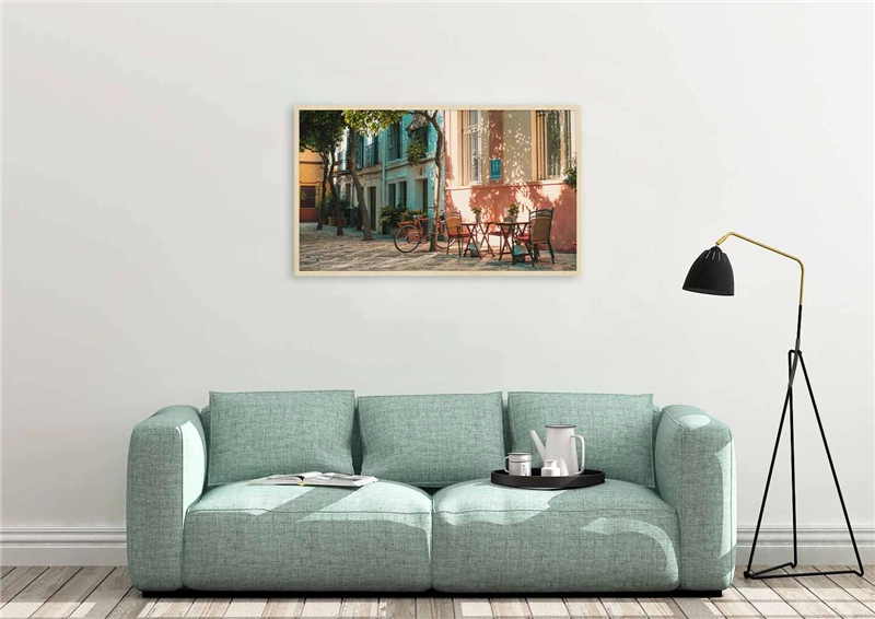 Een Wanddecoratie Travel Stories 001 118x70cm Forex met blanke lijst koop je bij Meubels and More