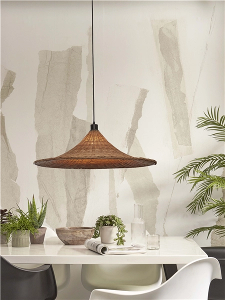 Een Hanglamp Borabora rotan dia.70xh.20cm L naturel koop je bij Meubels and More