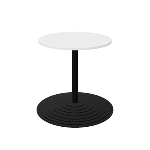 Een Tom kolomtafel rond koop je bij Meubels and More