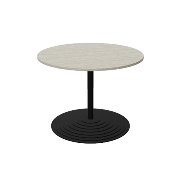 Een Tom kolomtafel rond koop je bij Meubels and More