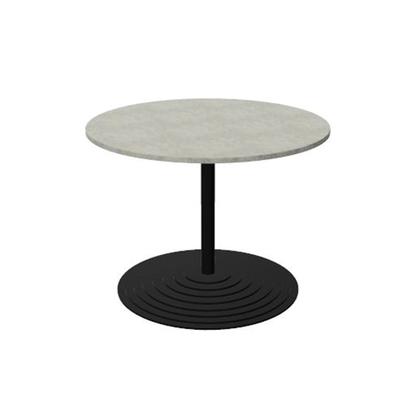 Een Tom kolomtafel rond koop je bij Meubels and More