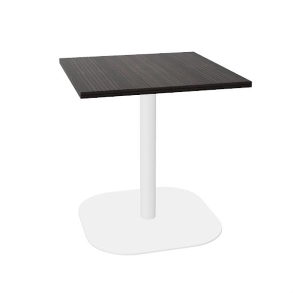 Een Tom kolomtafel vierkant afgeronde voet koop je bij Meubels and More