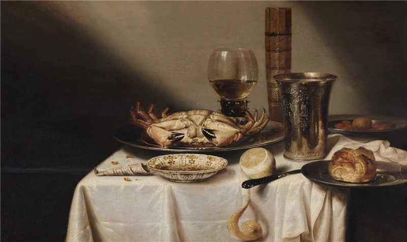 Een Wanddecoratie Still life by Jan Albertsz Rotius 118x70cm Dibond wit koop je bij Meubels and More