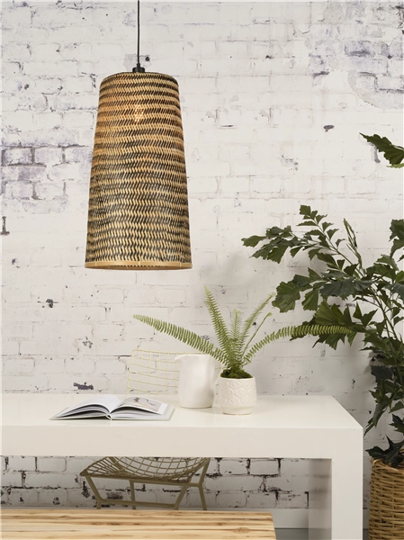 Een Hanglamp Kalimantan bamboe taps dia.37xh.66cm L koop je bij Meubels and More