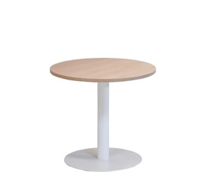 Een Kolom tafel rond blad ronde voet 50 cm vaste hoogte 75 cm koop je bij Meubels and More