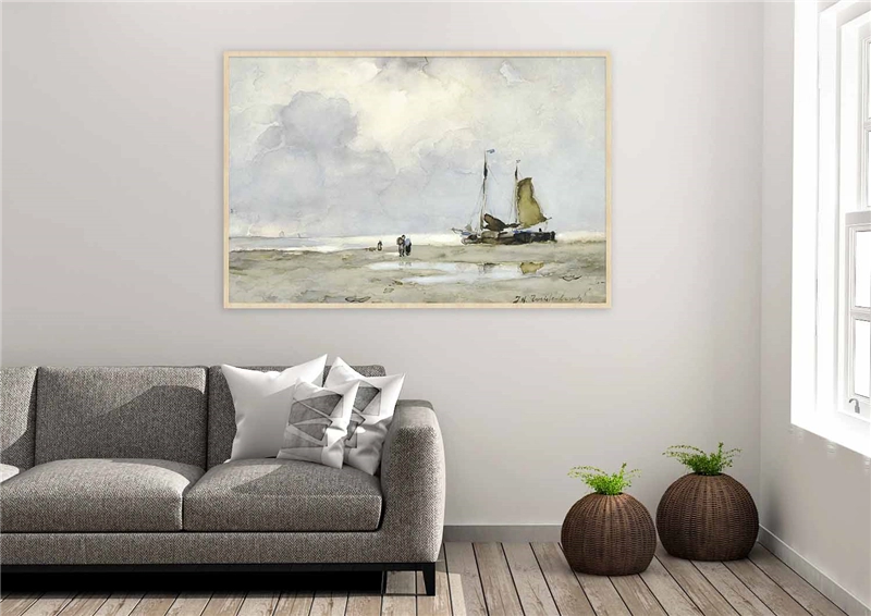 Een Wanddecoratie Art Facsimile 008 148x98cm Forex met blanke lijst koop je bij Meubels and More