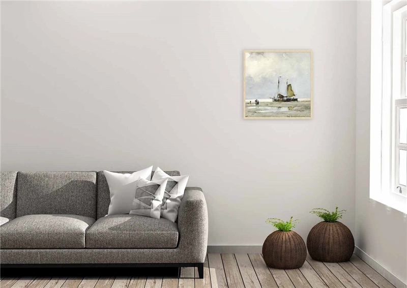 Een Wanddecoratie Art Facsimile 008 74x74cm Forex met blanke lijst koop je bij Meubels and More