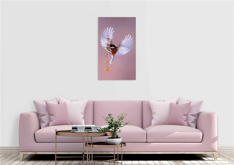 Een Wanddecoratie Bright Wings 020 70x118cm Dibond wit koop je bij Meubels and More