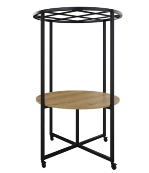 Een Bespreek- en lunchtafel Move rond 140cm met 4 wielen 90cm bladhoogte koop je bij Meubels and More