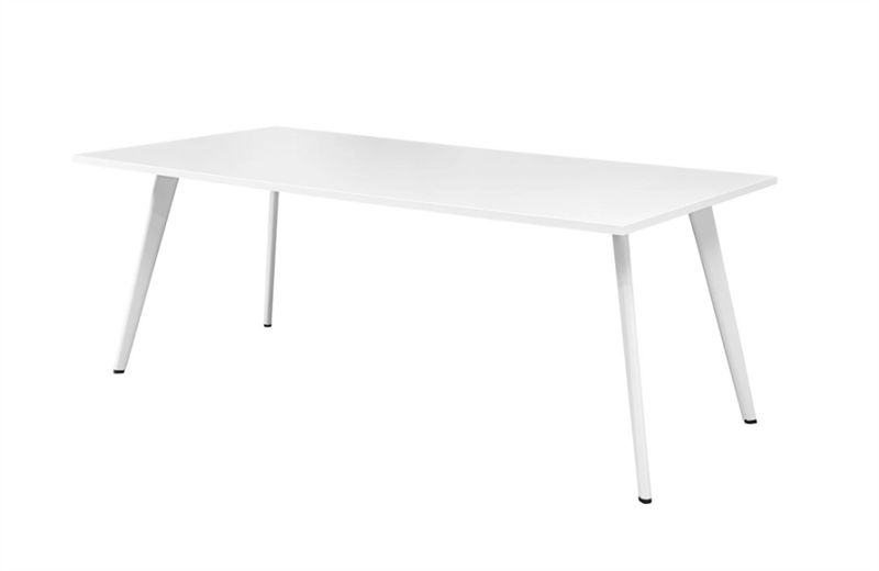 Een Vergadertafel Real rechtblad 120-200cm op 4 poten koop je bij Meubels and More