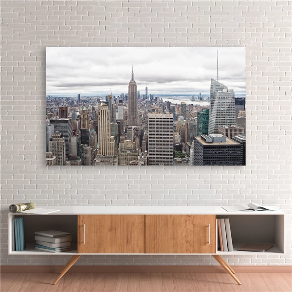 Een Wanddecoratie City Life 029 118x70cm Glas koop je bij Meubels and More