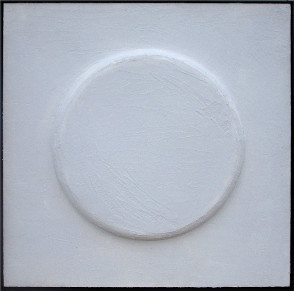 Een Wanddecoratie eternel Shadow White Inspired by Nature 100x100cm Object koop je bij Meubels and More