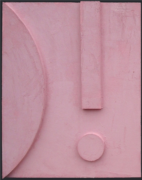 Een Wanddecoratie Optimism I in Pink Beton Ciree 80x100cm Object koop je bij Meubels and More