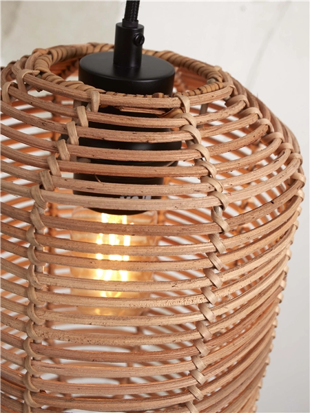 Een Hanglamp Tanami S rotan koker dia.18xh.25cm naturel koop je bij Meubels and More