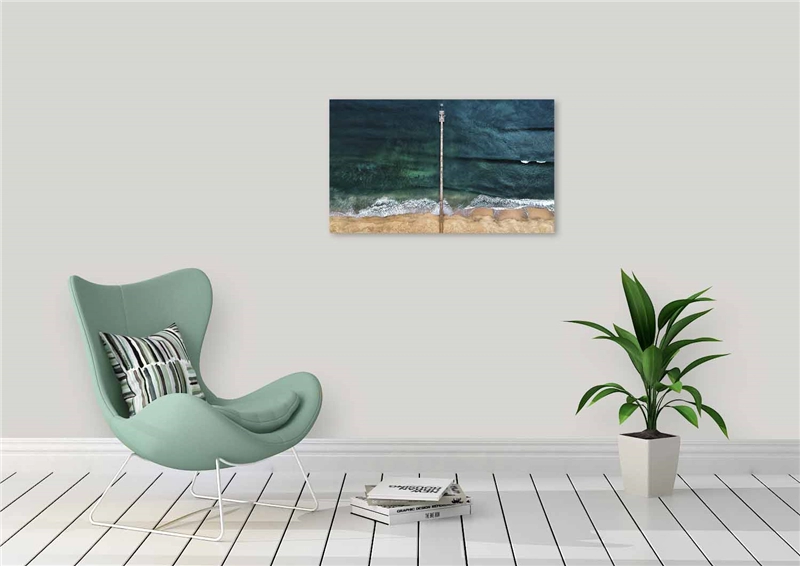 Een Wanddecoratie Art of Nature 009 118x70cm Dibond wit koop je bij Meubels and More