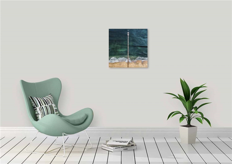 Een Wanddecoratie Art of Nature 009 74x74cm Dibond wit koop je bij Meubels and More