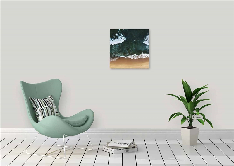 Een Wanddecoratie Art of Nature 010 74x74cm Dibond wit koop je bij Meubels and More