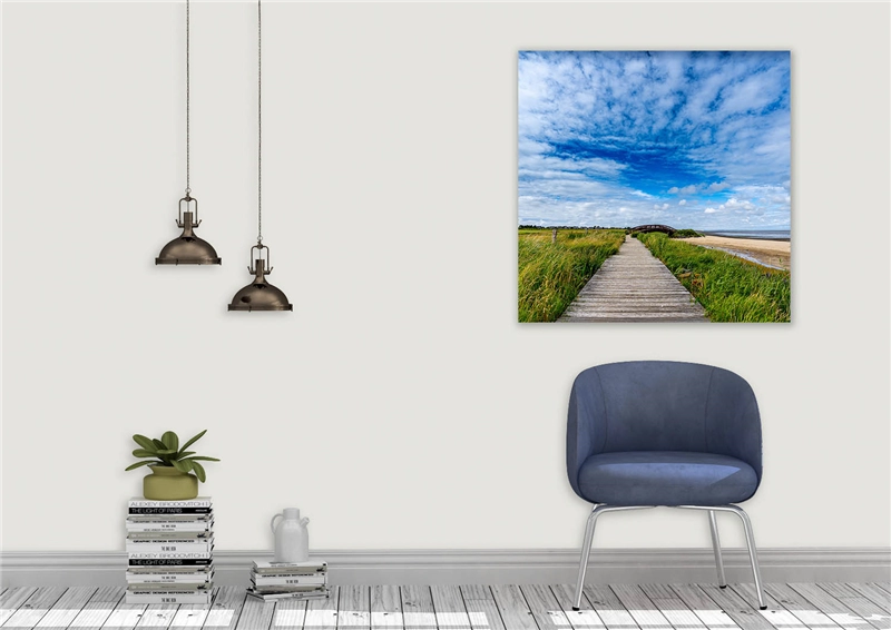 Een Wanddecoratie Art of Nature 044 74x74cm Dibond wit koop je bij Meubels and More