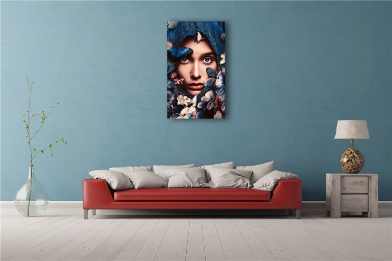 Een Wanddecoratie The Mesmerizing Eyes 70x118cm RVS koop je bij Meubels and More