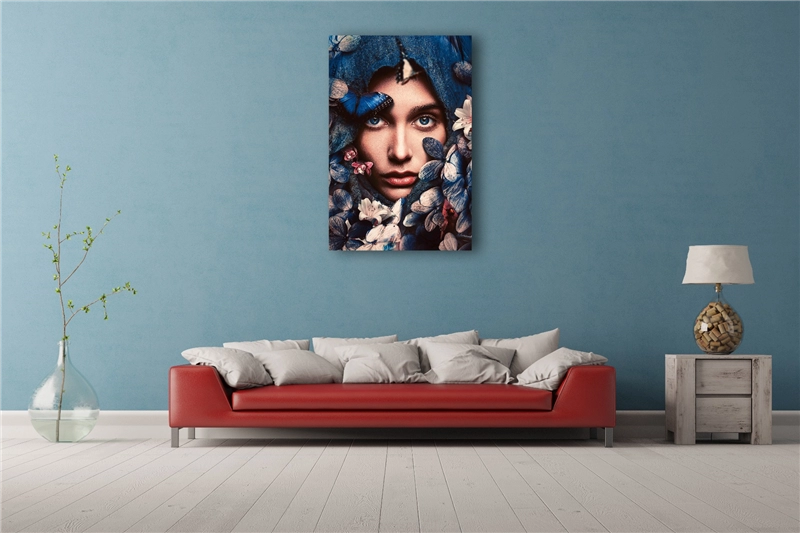 Een Wanddecoratie The Mesmerizing Eyes 98x148cm RVS koop je bij Meubels and More