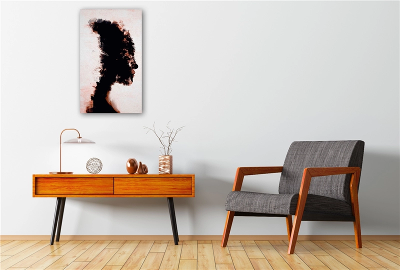 Een Wanddecoratie The Silhoutte I 70x118cm Dibond wit koop je bij Meubels and More