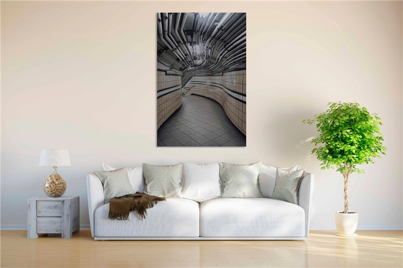 Een Wanddecoratie Rhythm of the City 010 98x148cm RVS koop je bij Meubels and More