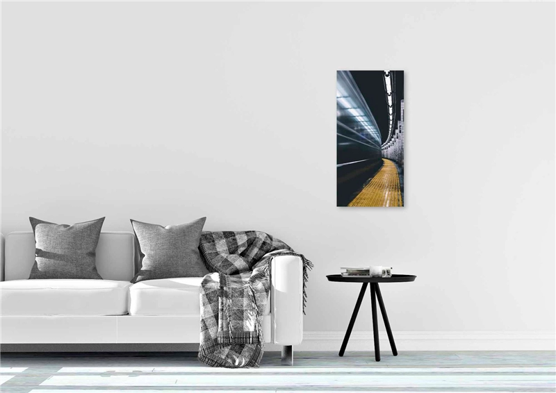 Een Wanddecoratie Rhythm of the City 018 48x98cm Dibond wit koop je bij Meubels and More