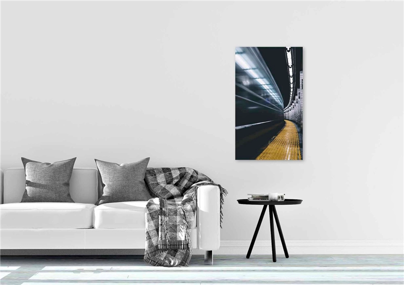 Een Wanddecoratie Rhythm of the City 018 70x118cm Dibond wit koop je bij Meubels and More