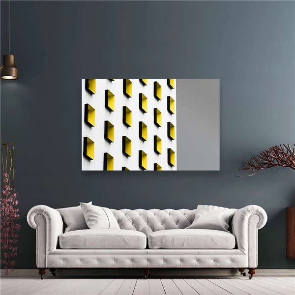 Een Wanddecoratie Rhythm of the City 030 148x98cm Dibond wit koop je bij Meubels and More