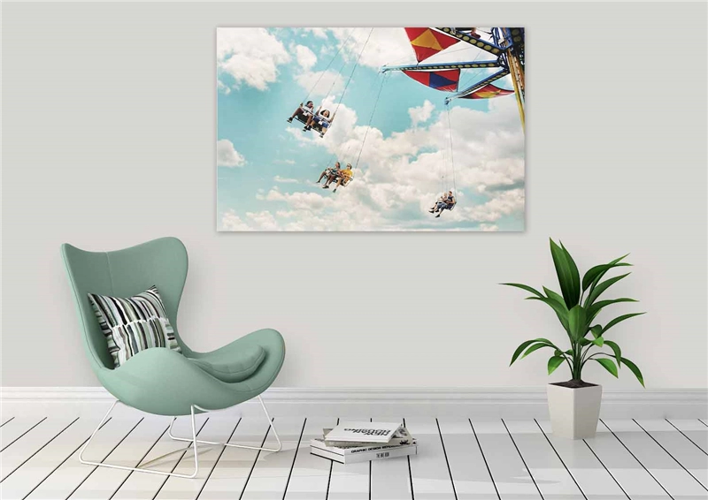 Een Wanddecoratie Summer Time 001 148x98cm Dibond wit koop je bij Meubels and More