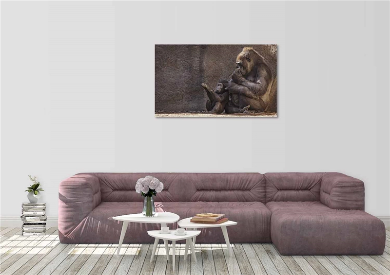 Een Wanddecoratie Wildlife 001 118x70cm Dibond wit koop je bij Meubels and More